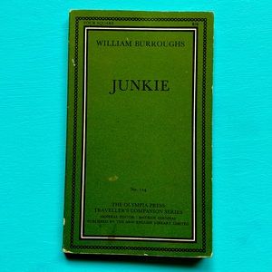 RARE VINTAGE book JUNKIE by WILLIAM S BURROUGHS